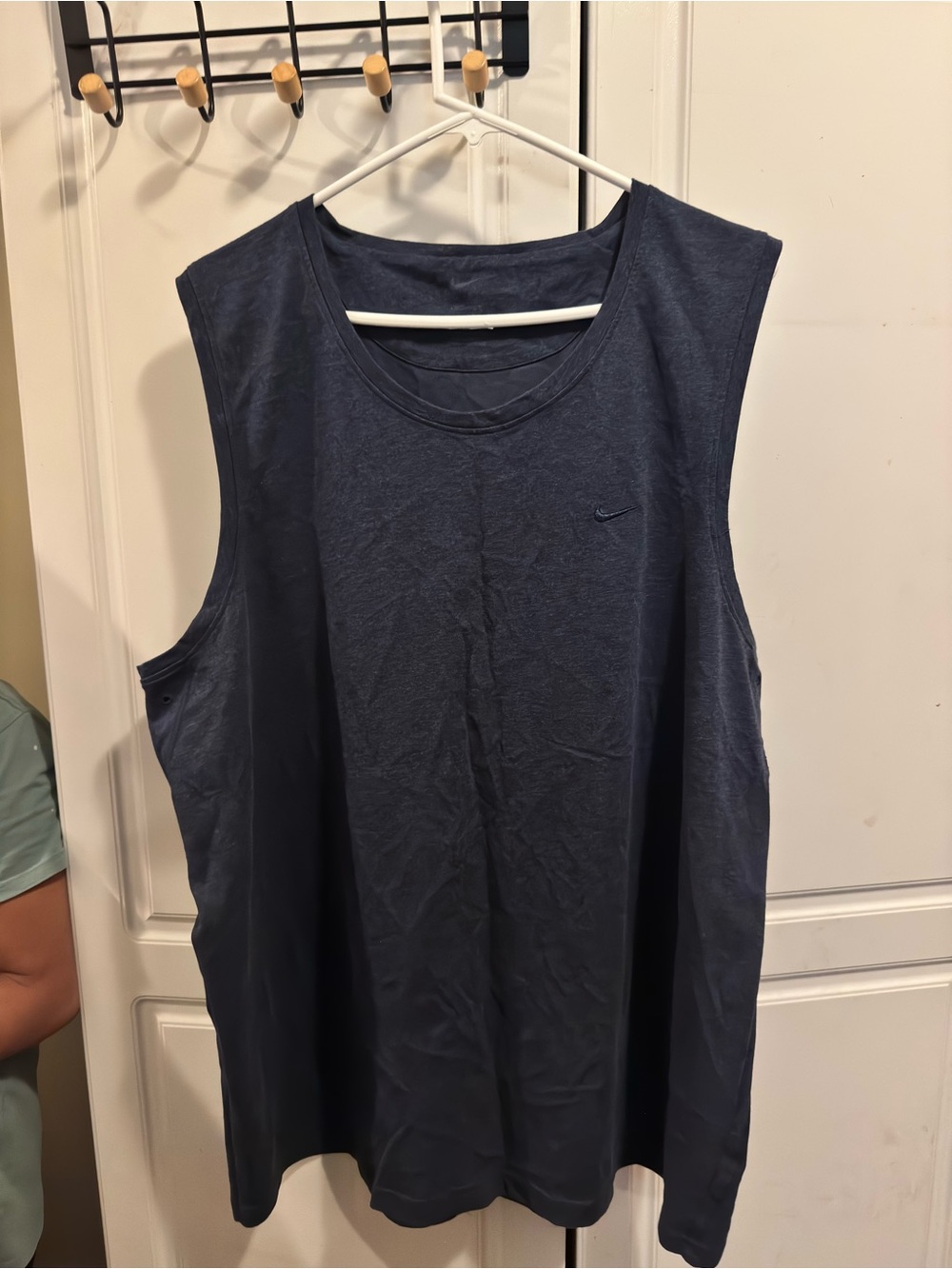 Nike Men's Dark Navy Sleeveless Athletic Tank